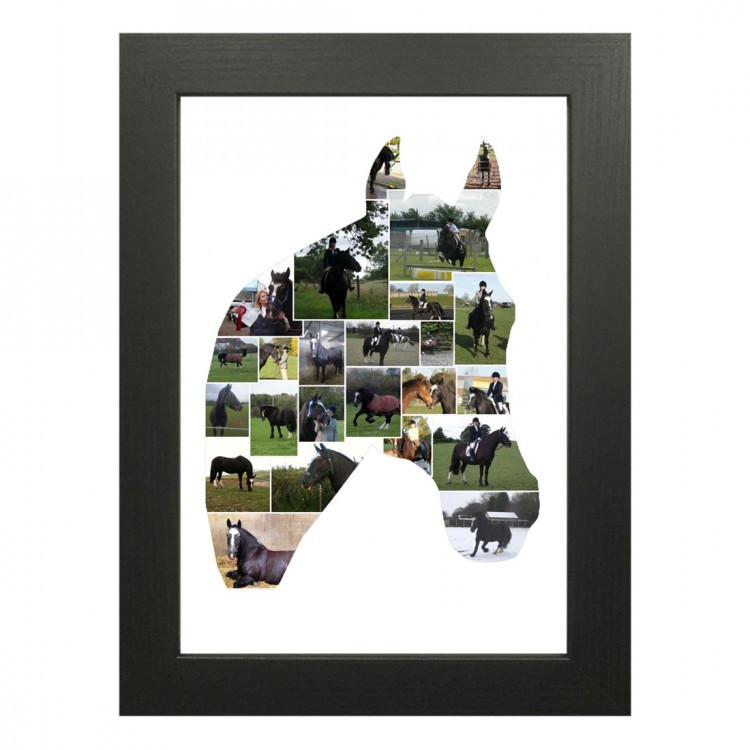 Horse Shape Photo Collage Maker 